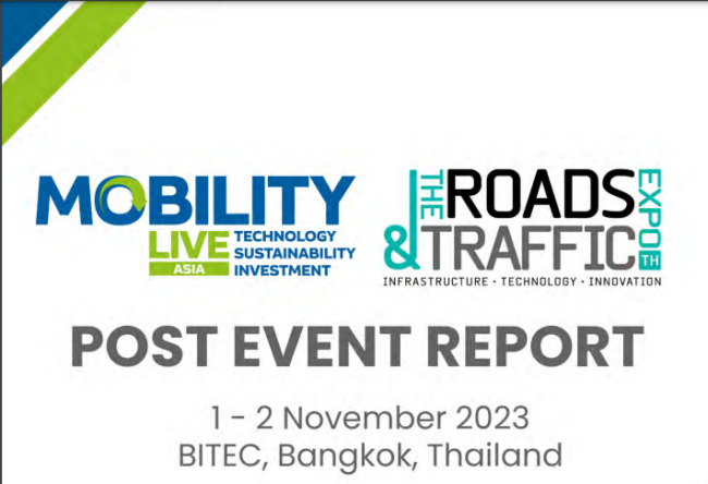 Mobility Live Asia 2023 และ The Roads & Traffic Expo Thailand 2023